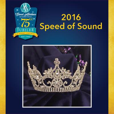 Take a closer look at the 2016 crown, worn by Speed of Sound! 
